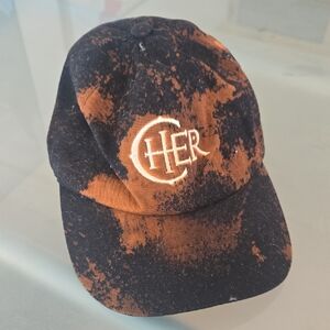 ISSI Black and Rust Bleach-Effect Cap with White Logo